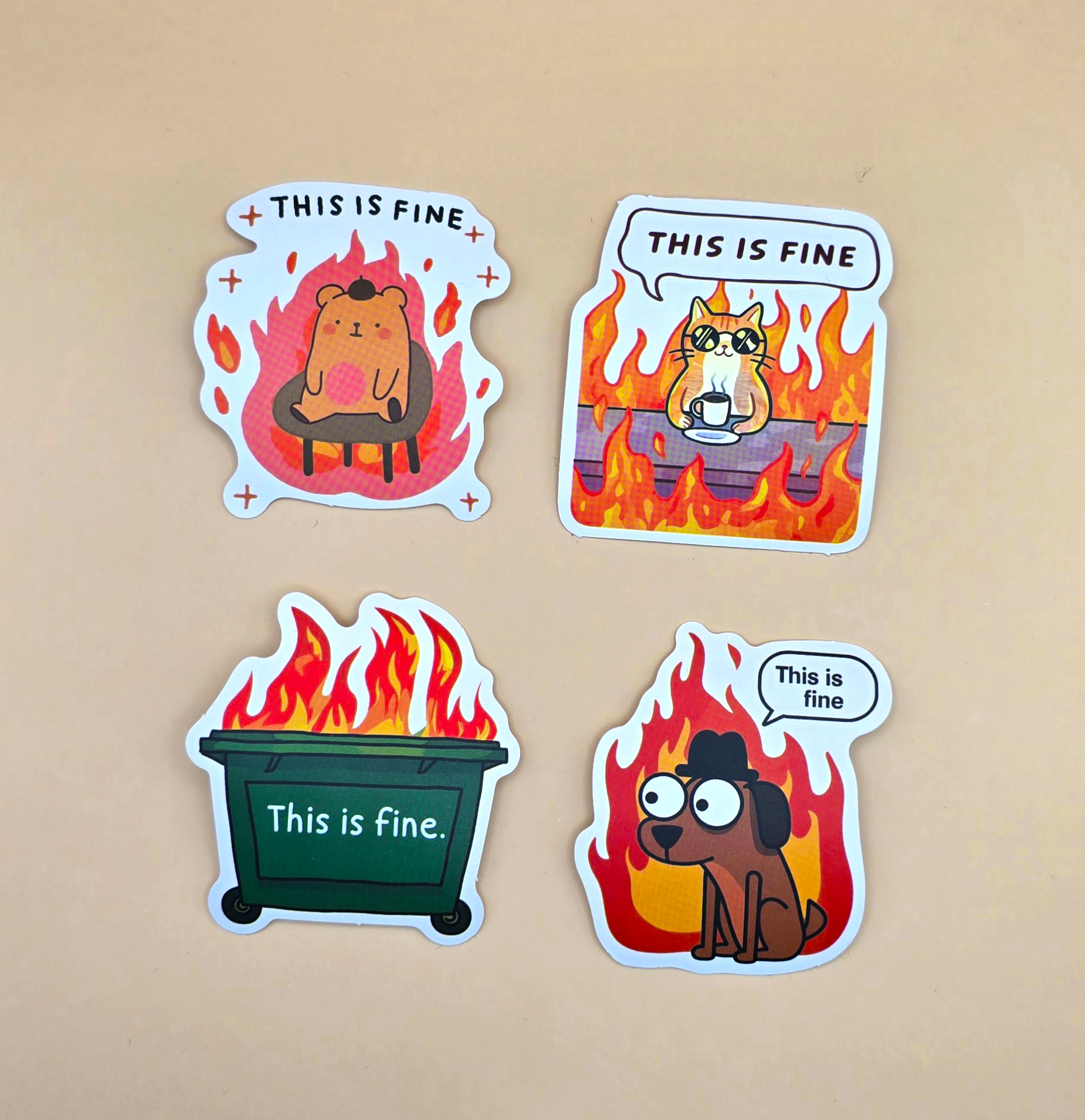 THIS IS FINE MEME